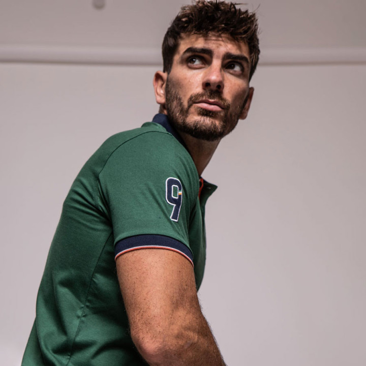 Out Of Ireland MC Fighting Spirit Green Polo