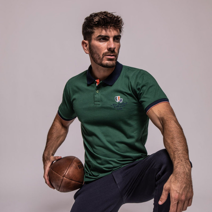 Out Of Ireland MC Fighting Spirit Green Polo
