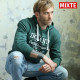 Sweat Capuche Ireland Vert Foncé