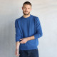Best Yarn Blue round-neck sweater