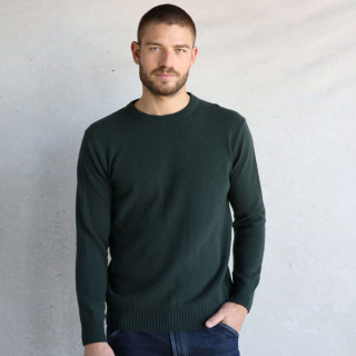 Pull Col Rond Vert Best Yarn