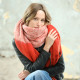 Echarpe harper orange fonce h24 ooi