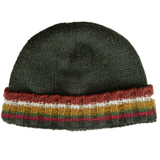 Bonnet jack pompom vert et rouge h24