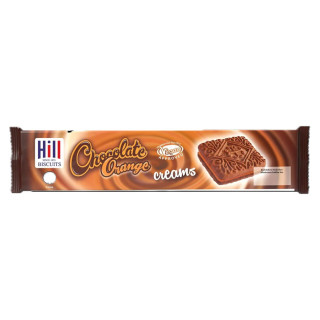 Hill Biscuit Creams Chocolate And Orange 150g
