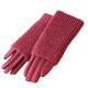 Red Suzie gloves with mittens out of ireland