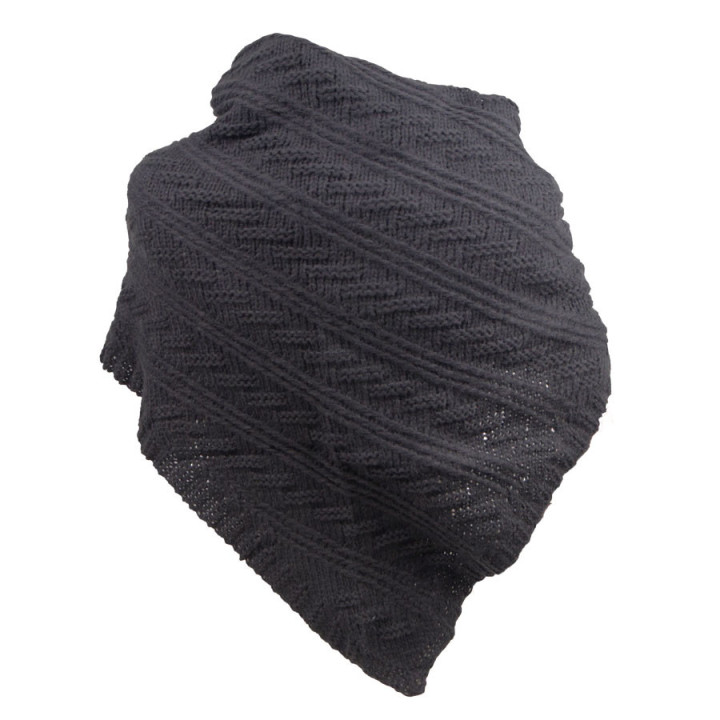 Out Of Ireland Black Knit Scarf