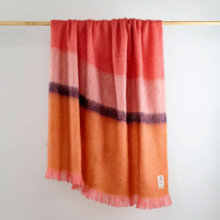 Avoca Small Model Mohair Throw