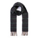 John Hanly Merino Wool & Cashmere Herringbone Scarf 200cm
