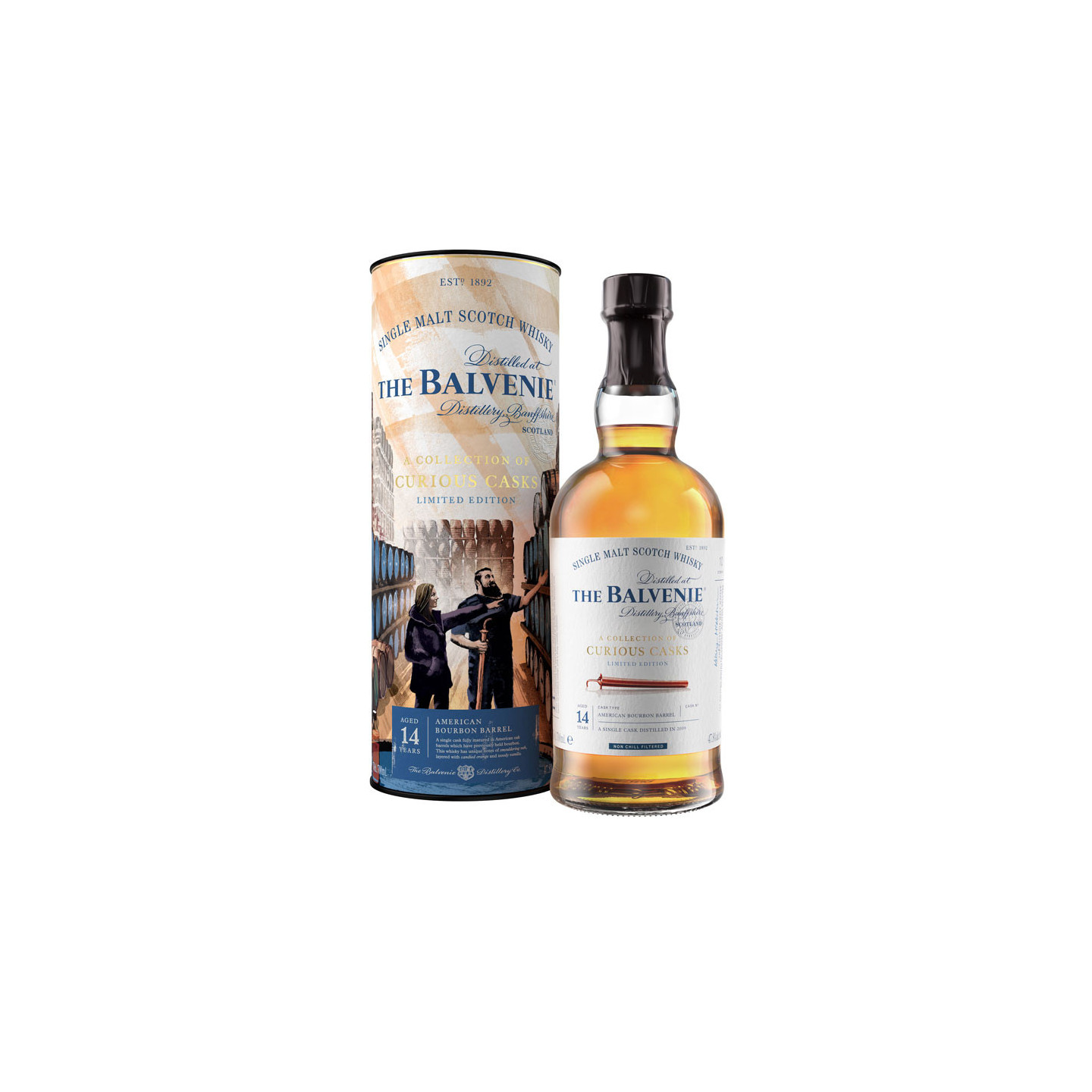 The Balvenie 14 years Bourbon Barrel 70cl 48.3° - Le Comptoir
