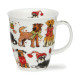 Mug nevis festive cats and dogs 480ml