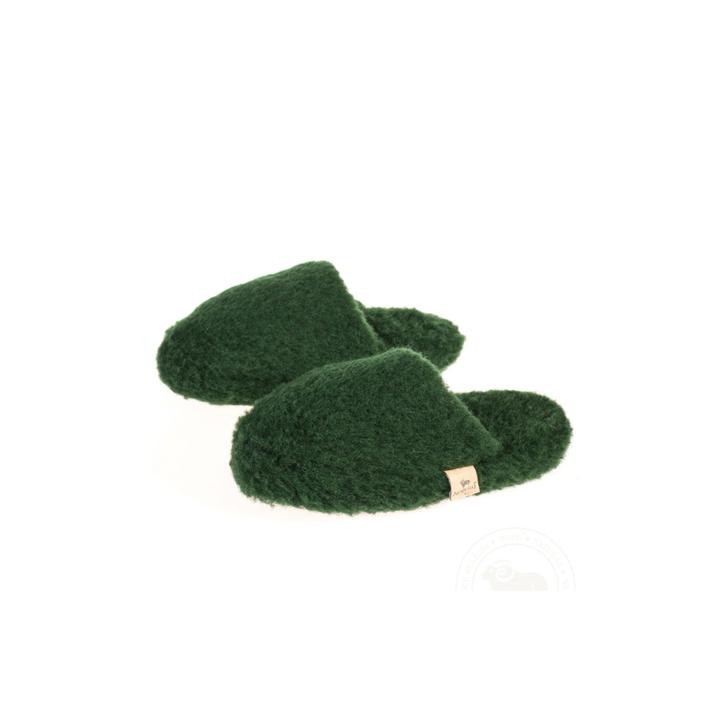 Alwero Dark Green Siberian Slippers