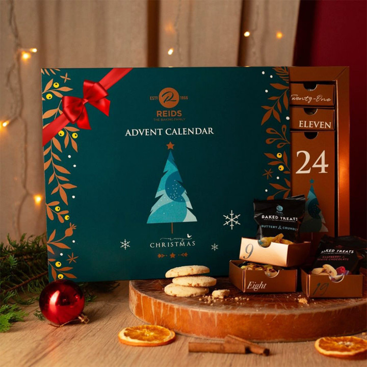 Reids Advent Calendar Shortbread 725g