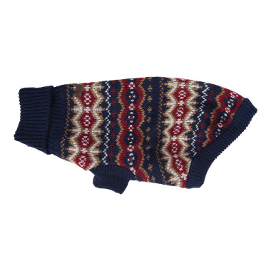 Pull Bleu pour chien Barbour