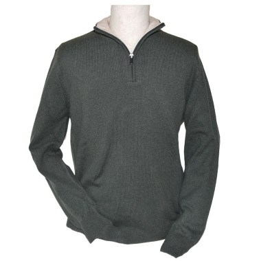 Pull Col 1/2 Zip Vert Best Yarn