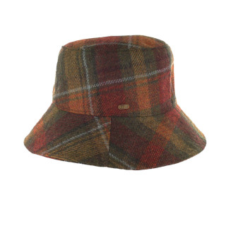 Mucros Weavers Orange And Green Erin Tweed Hat