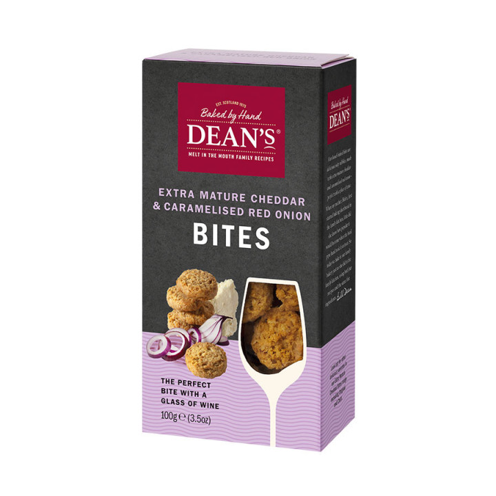 Biscuits Cheddar et Oignon Dean's 100g