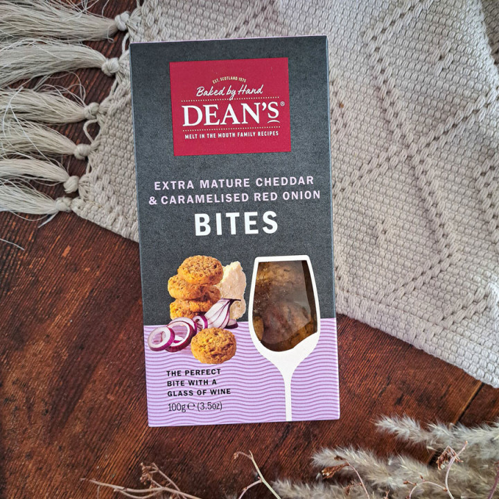 Biscuits Cheddar et Oignon Dean's 100g
