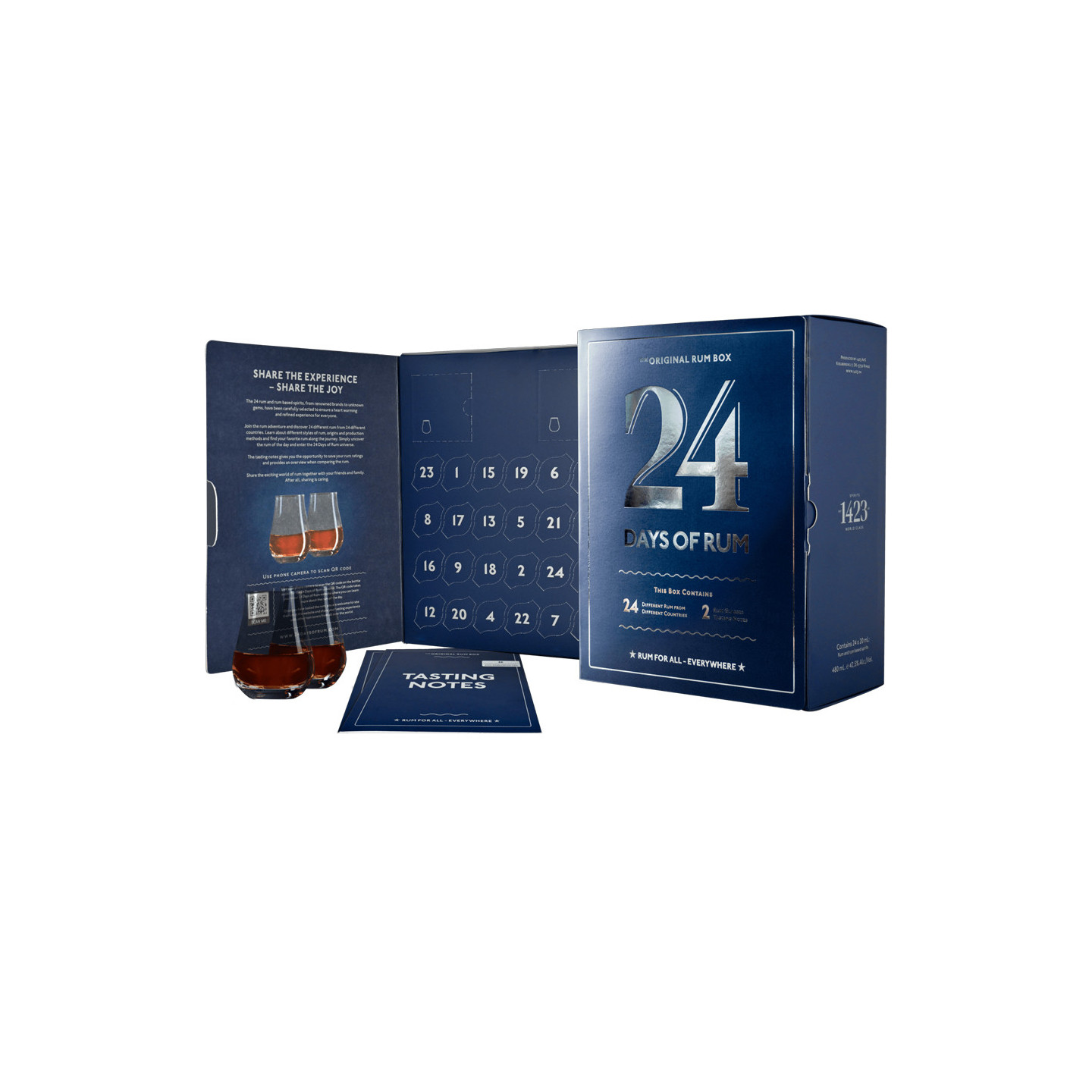 Coffret découverte 24 Days of Rum Blue Edition