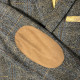 Veste Harris Tweed Sumburgh Marron et Beige Brook Taverner