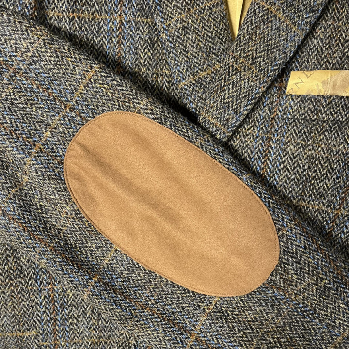 Brook Taverner Sumburgh Harris Tweed Brown and Beige Jacket