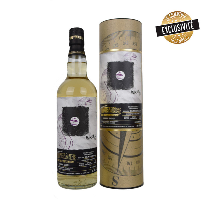 Balmenach 8 ans 2016 Ink6 70cl 46°