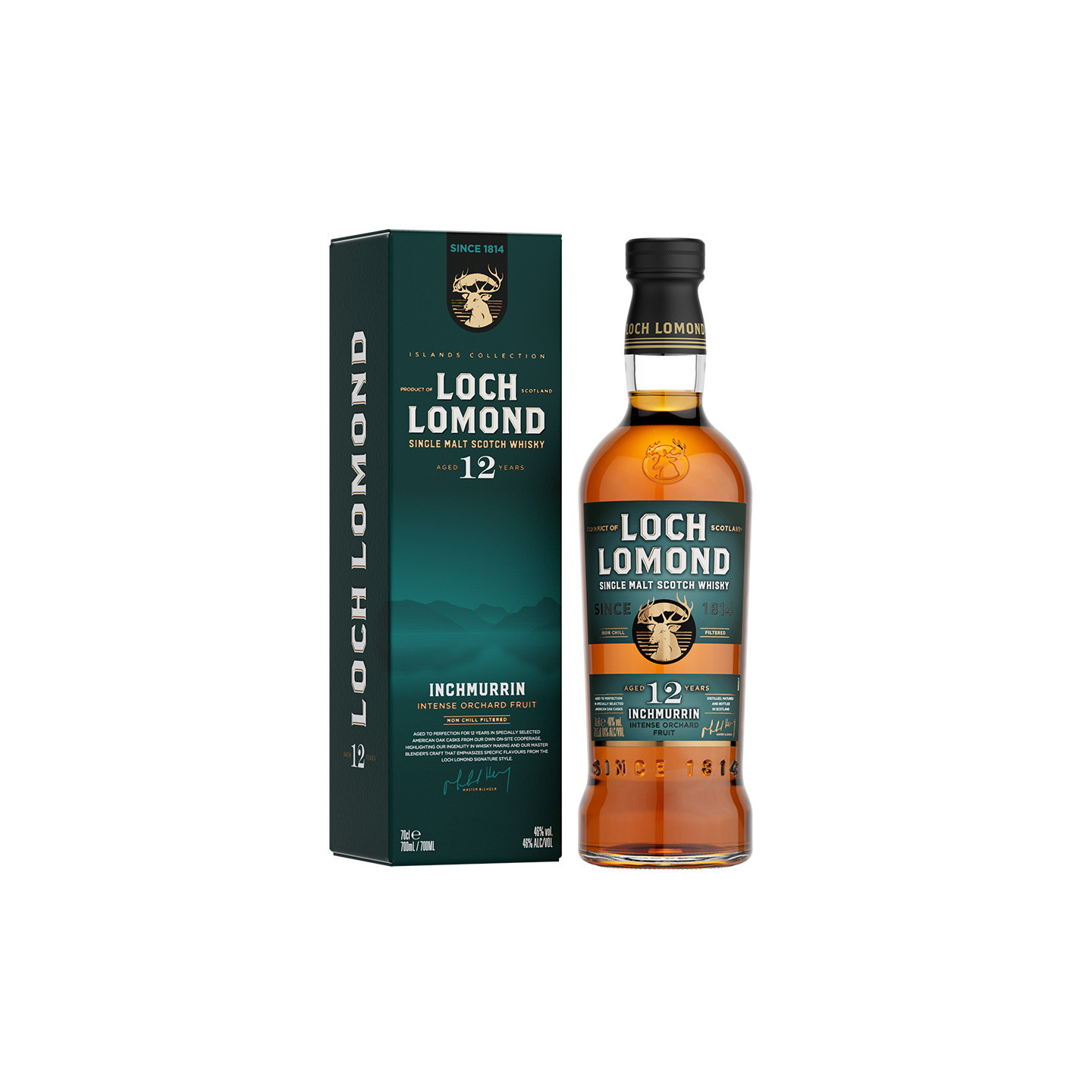 Loch Lomond 12 ans Inchmurrin 70cl 46° - Le Comptoir Irlandais