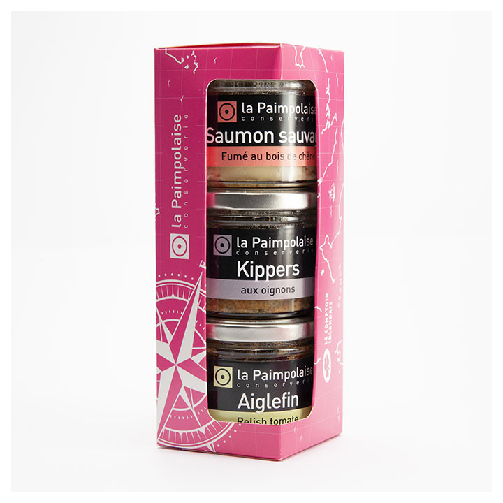 Coffret la paimpolaise 3x80g recettes originales