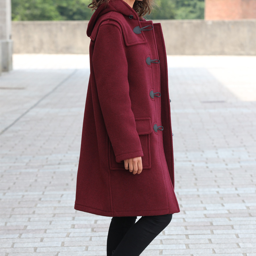 しろLONDON TRADITION DUFFLE COAT Emily Duffle Coat - Cherry | London Tradition
