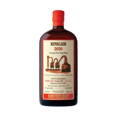 Renegade 3ans 2020 Habitation Velier 70cl 55°