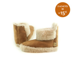 Alwero Beige Velvet Boots Slippers