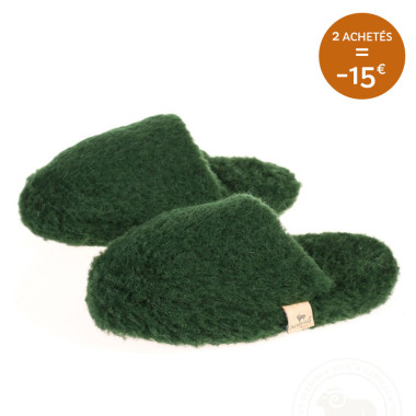 Chaussons Siberian Vert Foncé Alwero