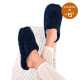 Alwero Midnight Blue Wool Basic Slippers