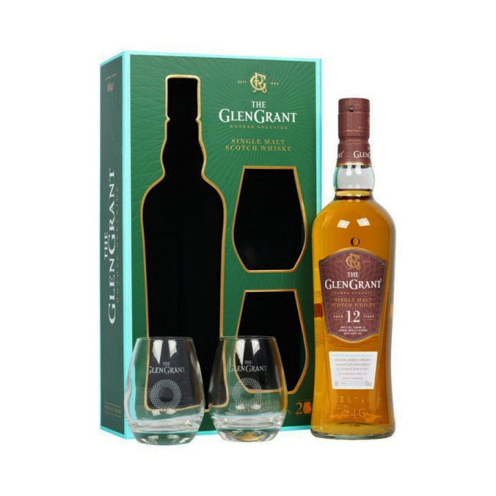 Coffret Whisky Glen Grant 12 ans