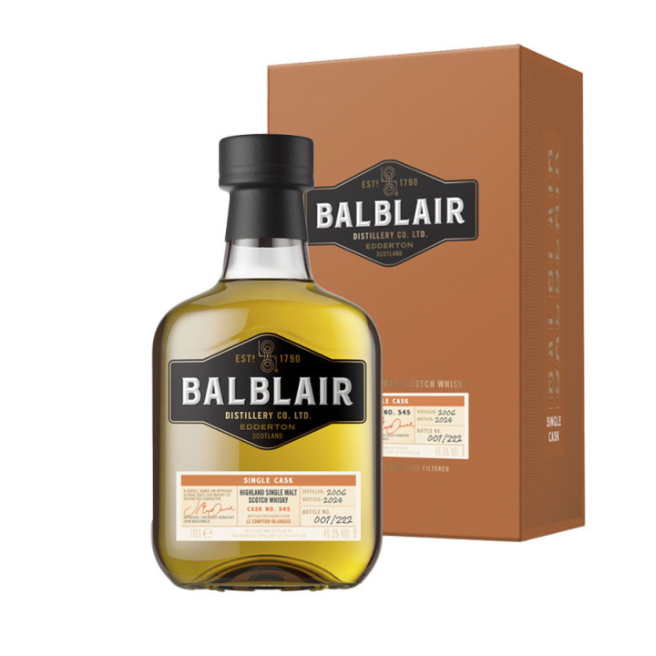 Balblair 18 ans 2006  70 cl – 49°