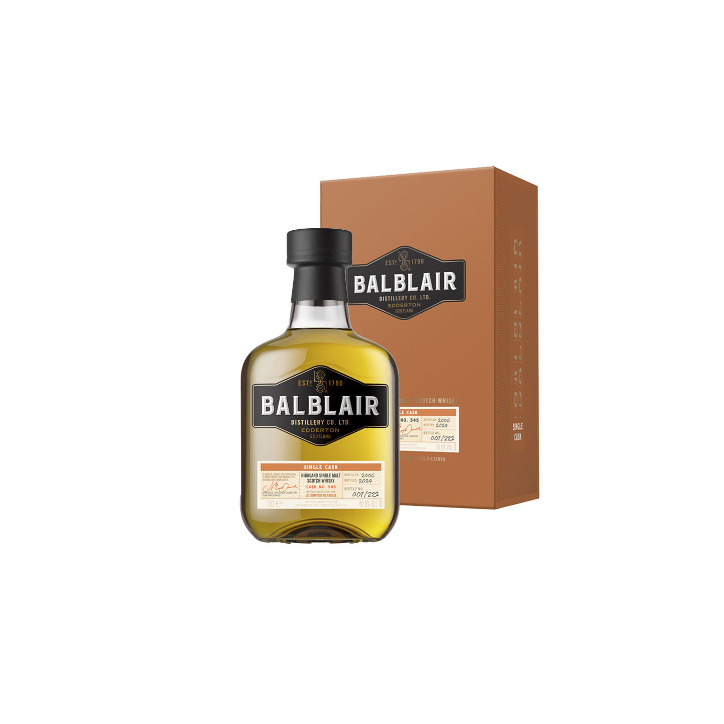 Balblair 18 ans 2006  70 cl – 49°