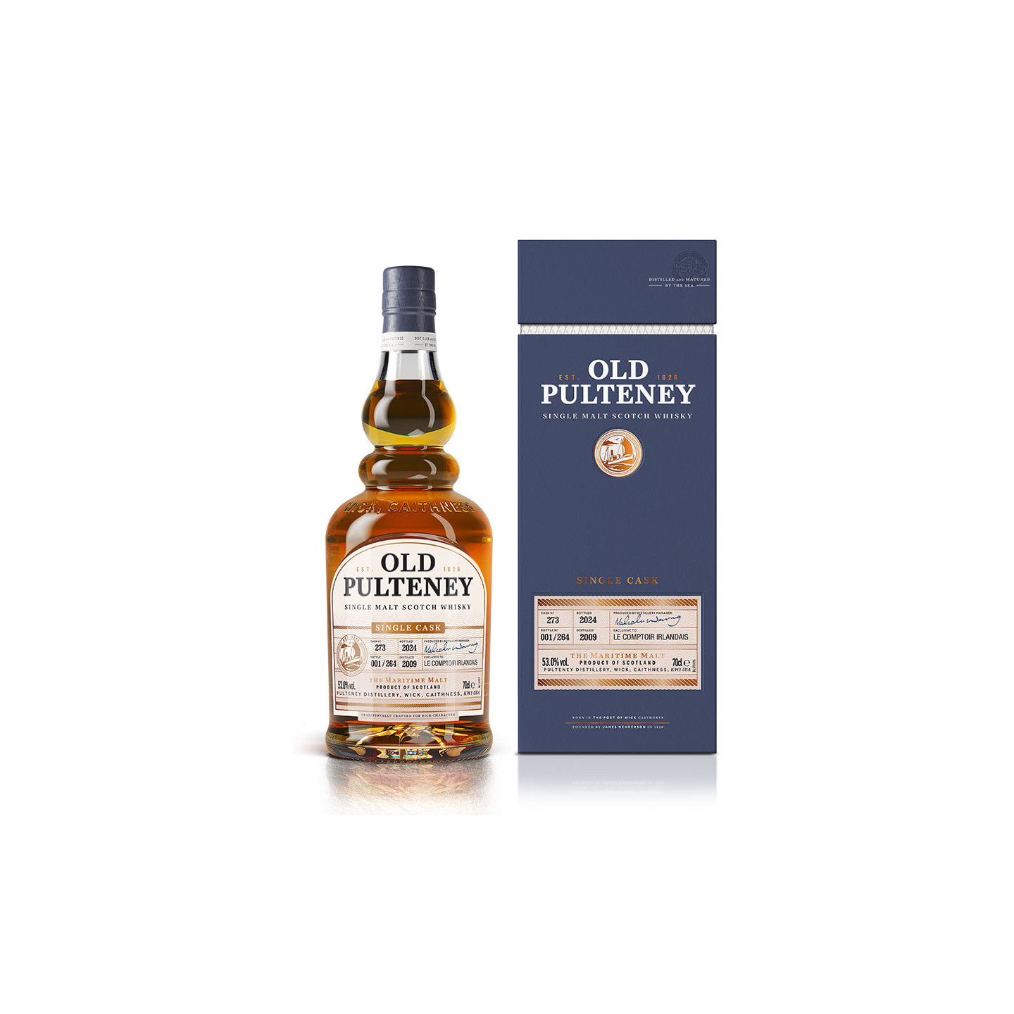 Old Pulteney 15 ans 2009  70 cl – 53°