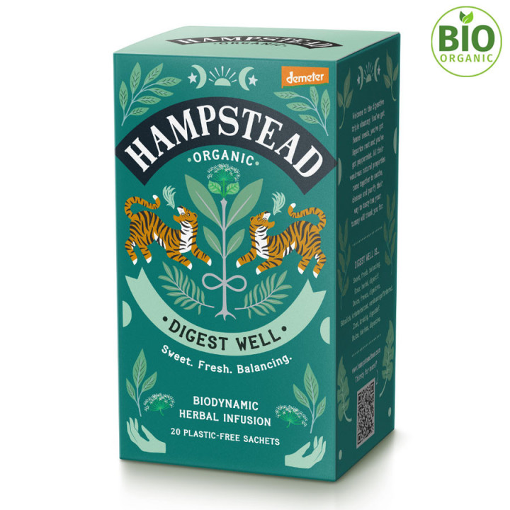 Hampstead Tea Fennel and Peppermint Organic Infusion 20 sachets