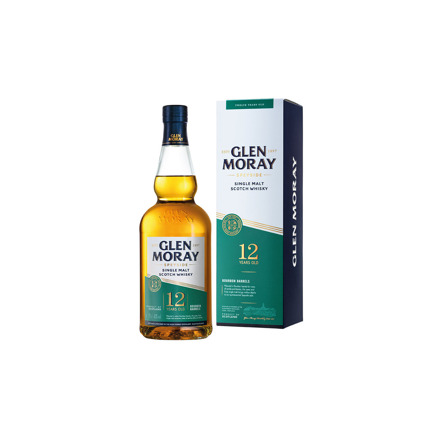Glen Moray 12 Years Old 70cl 40° - Le Comptoir Irlandais
