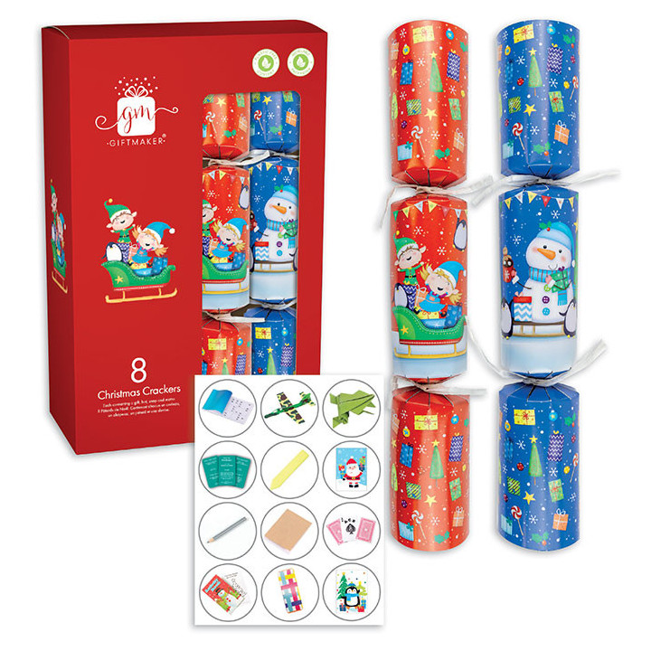 Party Crackers Giftmakers Novelty  x8 2024