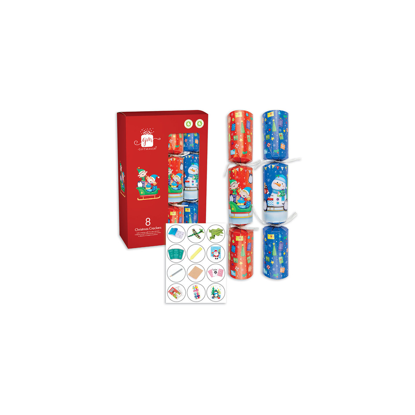 Party Crackers Giftmakers Novelty  x8 2024
