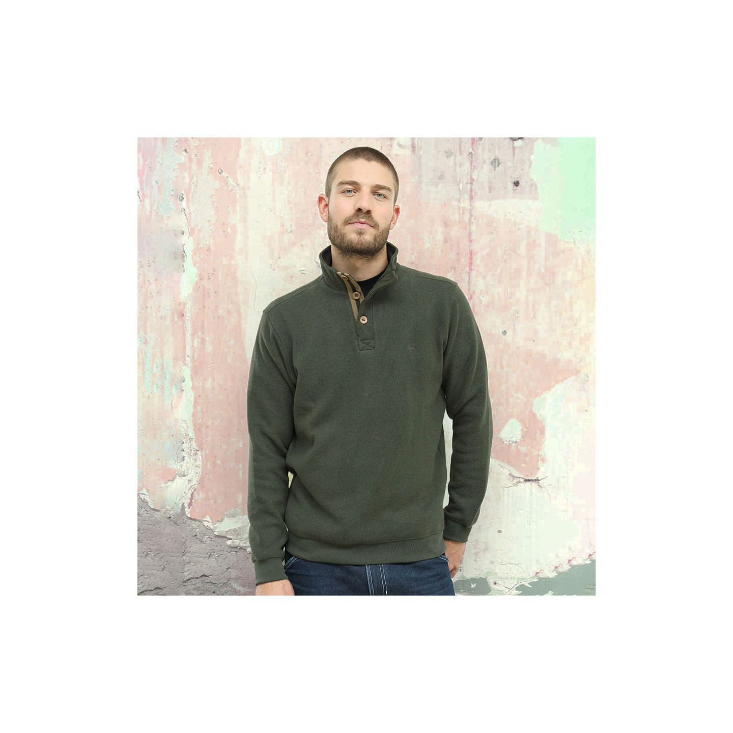 Ayden Olive Out Of Ireland sweater
