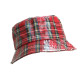 Rain Hat Vernis Red Tartan Out of Ireland