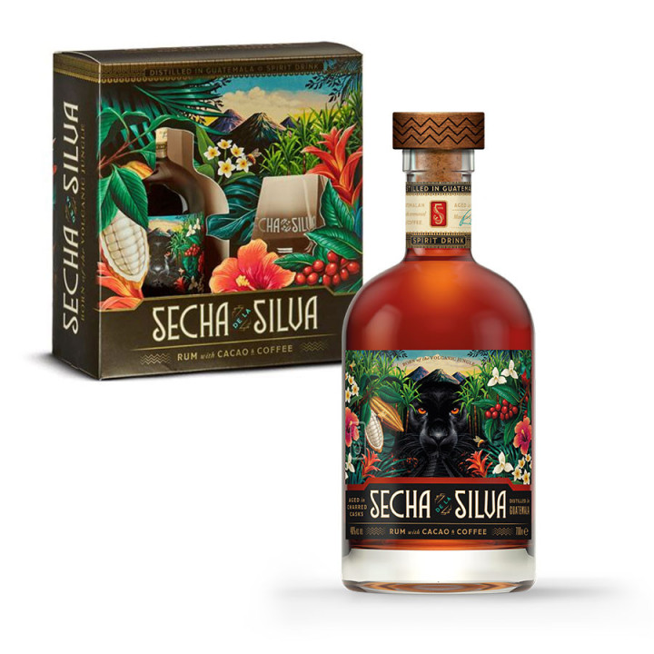 Secha de la Silva 70cl 40° + Glass