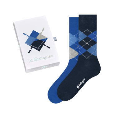 Chaussettes burlington basic gift box homme