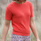 Pull Mila Manches Courtes Orange Out Of Ireland