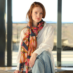 Out of Ireland Pink Patch Stole