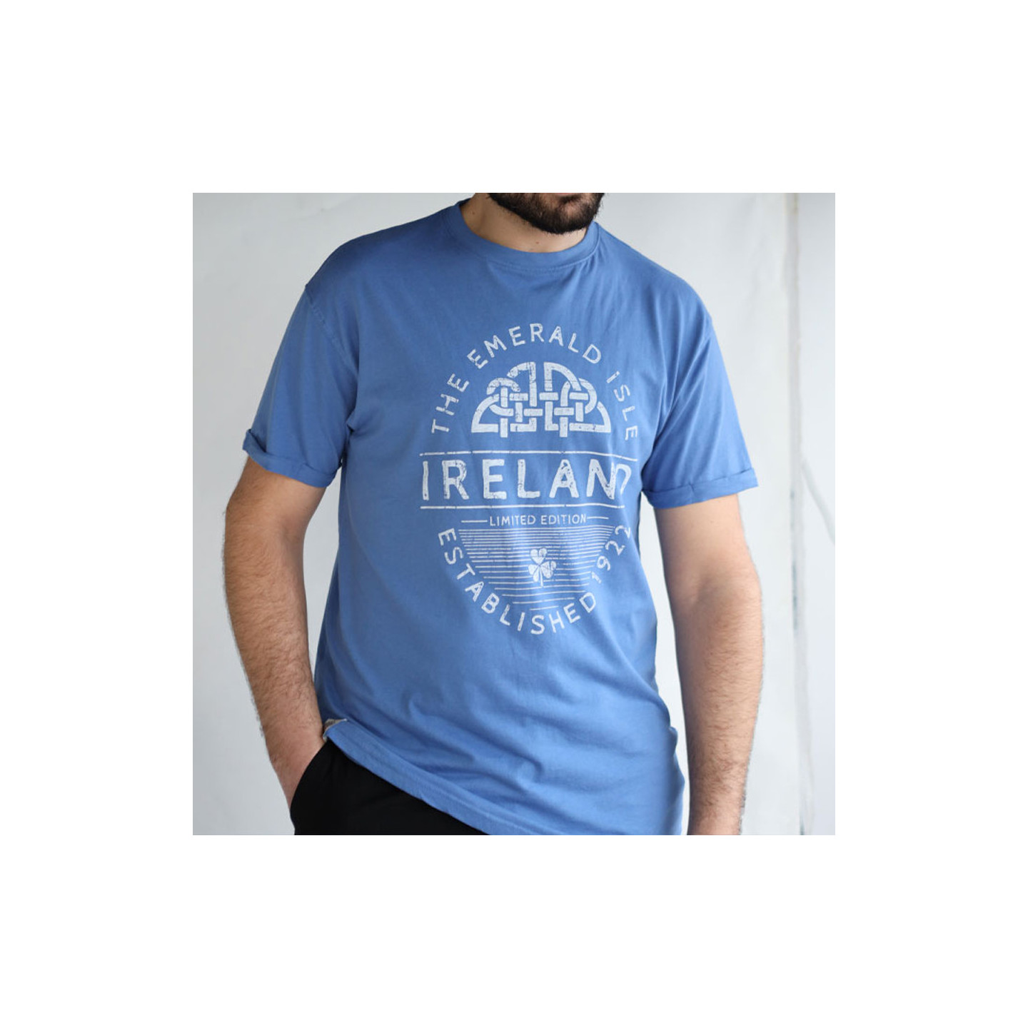 T-shirt Ireland Bleu