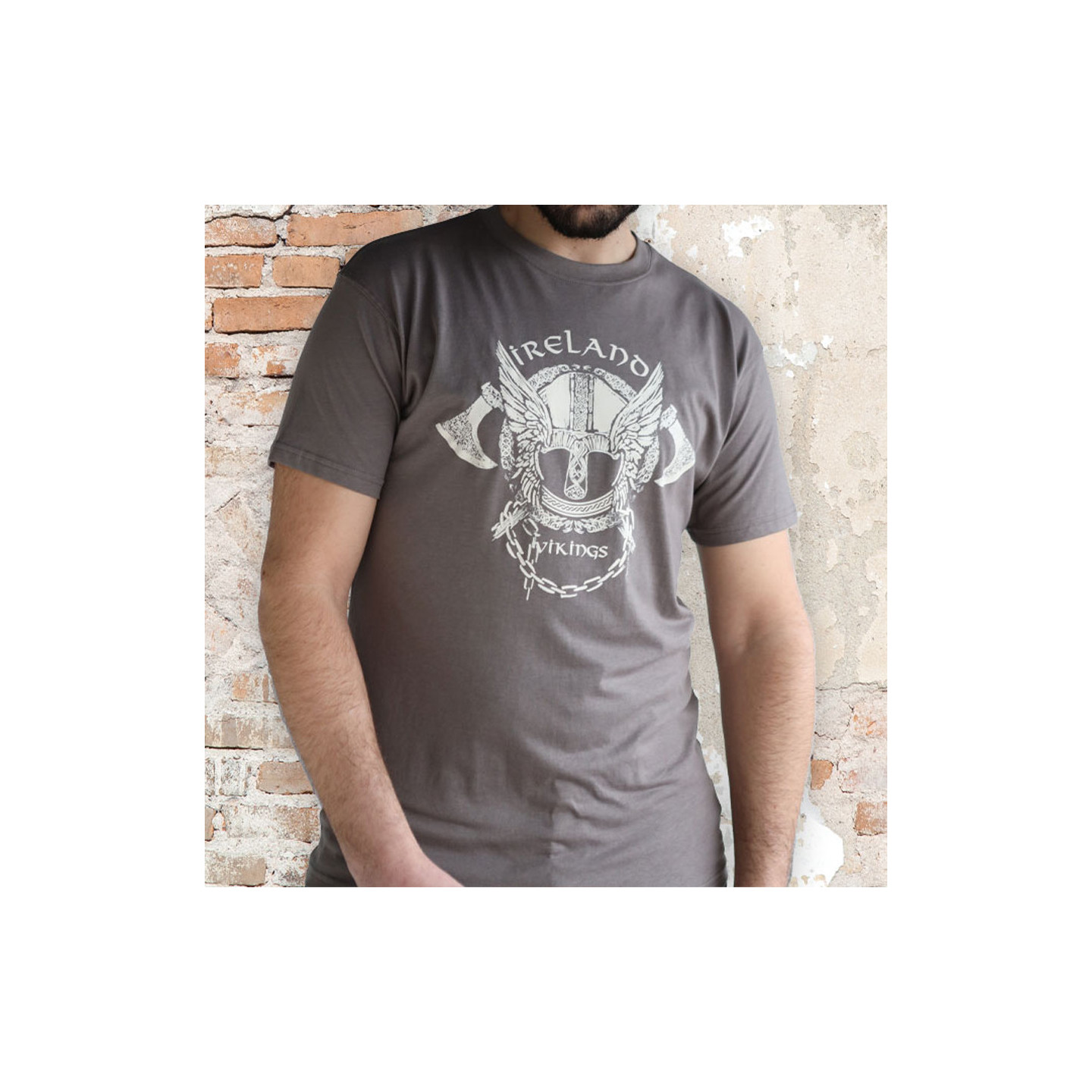 T-shirt Ireland Vickings Gris