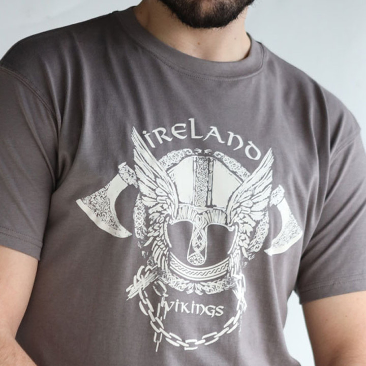 T-shirt Ireland Vickings Gris