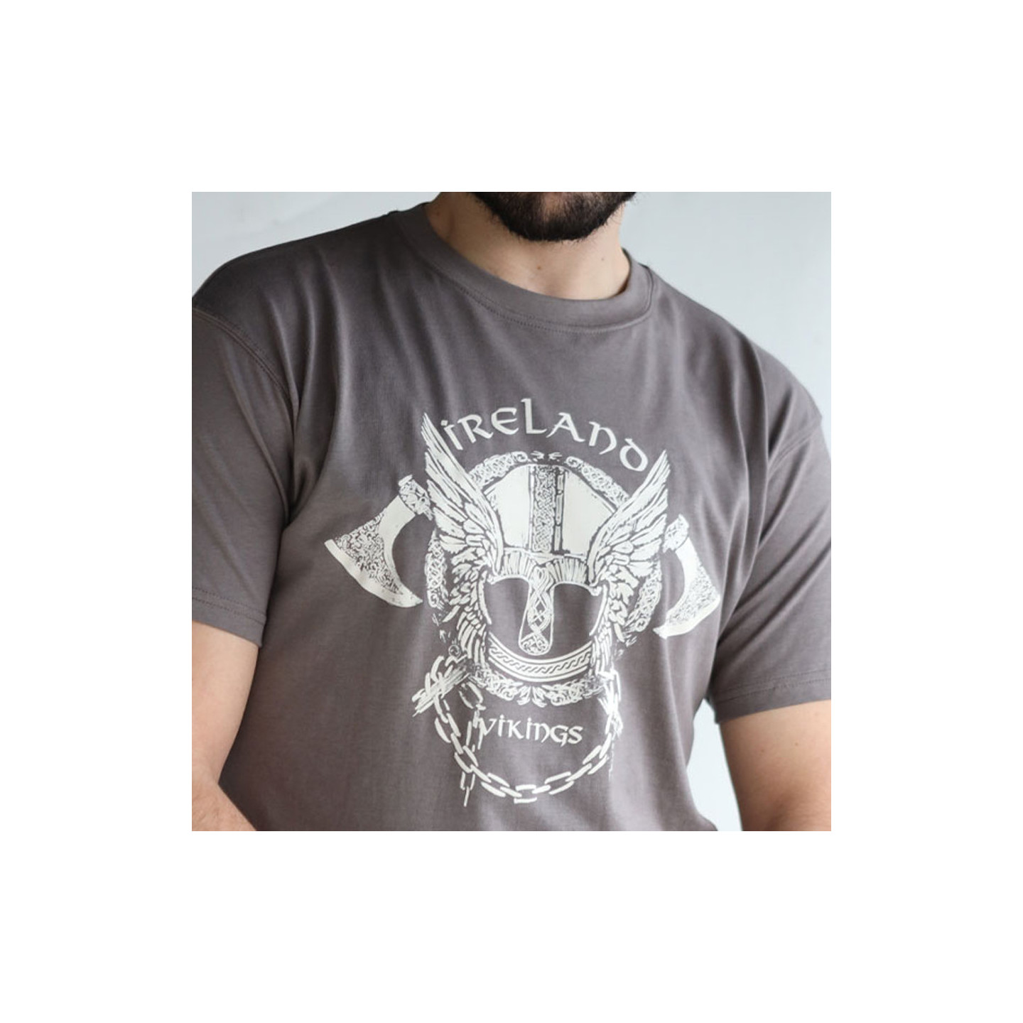 T-shirt Ireland Vickings Gris